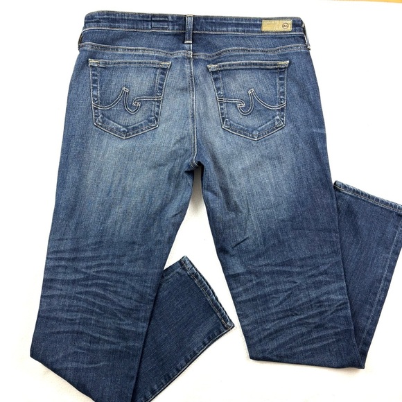 Adriano Goldschmied The Stilt Cigarette Leg Faded Cropped Ankle Jeans (32R) - Picture 7 of 15